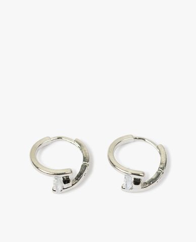  CECI - Khuyên tai dạng tròn hở phối đá nổi bật 