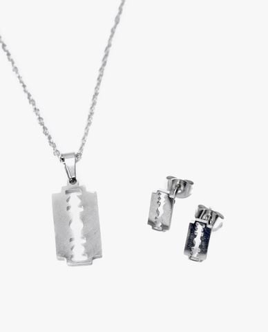  CECI - Bộ 2 món trang sức nữ hình lưỡi lam cá tính 