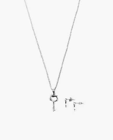  CECI - Bộ 2 món trang sức nữ hình chìa khóa cá tính 