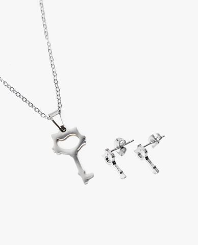  CECI - Bộ 2 món trang sức nữ hình chìa khóa cá tính 