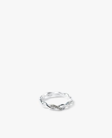  CECI - Nhẫn nữ xoắn vòng đính đá thời trang 