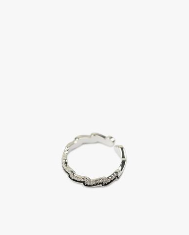  CECI - Nhẫn nữ dáng hở kiểu đường cong zigzac cá tính 