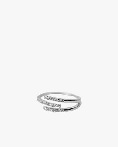  CECI - Nhẫn nữ dáng hở đính đá sang trọng 