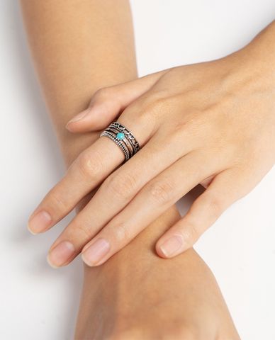  CECI - Nhẫn nữ hở bản to thời trang 