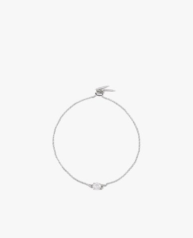  CECI - Vòng đeo tay nữ chuỗi xích nhỏ phối mặt đá sang trọng 