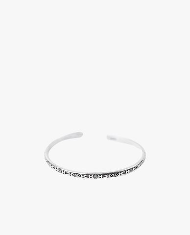  CECI - Vòng đeo tay nữ dáng hở phối hoa văn độc đáo 