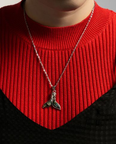  CECI - Dây chuyền nữ sợi mảnh mặt hình đuôi cá độc đáo 