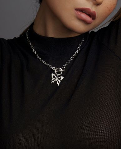  CECI - Dây chuyền nữ chuỗi xích mặt cánh bướm thời trang 