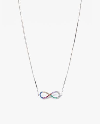  CECI - Vòng cổ nữ mặt vô cực đính đá sang trọng 