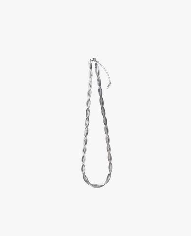  CECI - Dây chuyền nữ bản dẹp hai vòng xoắn thời trang 