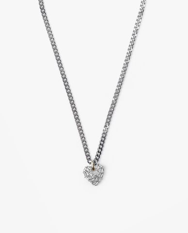  CECI - Vòng cổ nữ mắt xích phối mặt hình trái tim thời trang 