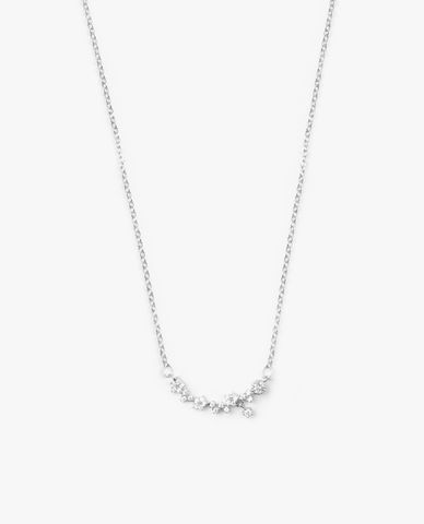  CECI - Vòng cổ nữ sợi mảnh phối mặt đính đá sang trọng 