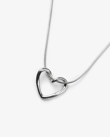  CECI - Vòng cổ nữ sợi mảnh phối mặt trái tim thanh lịch 