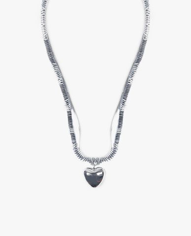  CECI - Vòng cổ nữ hai sợi phối mặt trái tim xinh xắn 