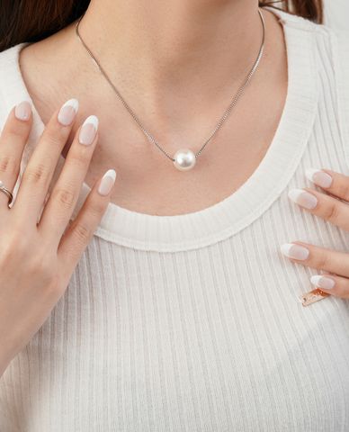  CECI - Vòng cổ nữ phối hạt ngọc trai sang trọng 