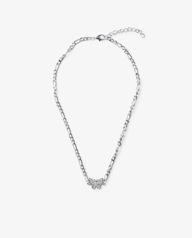  CECI - Vòng cổ nữ chuỗi xích phối mặt bươm bướm nữ tính 