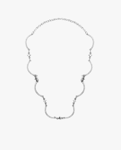  CECI - Vòng cổ nữ dáng uốn cong đính đá sang trọng 