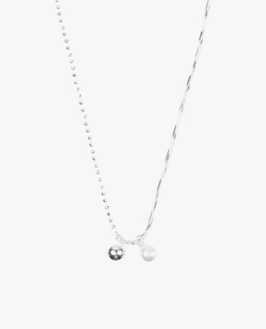  CECI - Vòng cổ nữ mặt hình quả cầu tròn trơn thời trang 