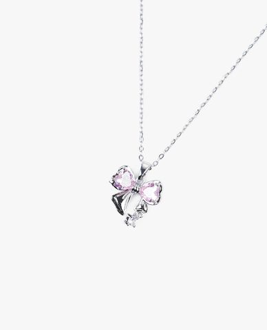  CECI - Vòng cổ nữ mặt nơ nhỏ đính đá nữ tính 