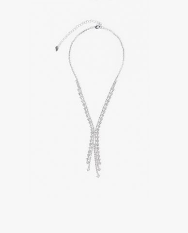  CECI - Vòng cổ nữ phối mặt đá rũ sang trọng 