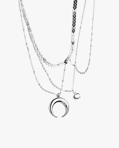  CECI - Dây chuyền nữ chuỗi xích nhiều tầng cá tính 