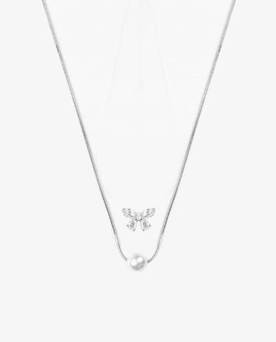  CECI - Vòng cổ nữ 2 tầng sợi tròn thời trang 