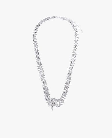  CECI - Vòng cổ nữ phối mặt đá rũ sang trọng 