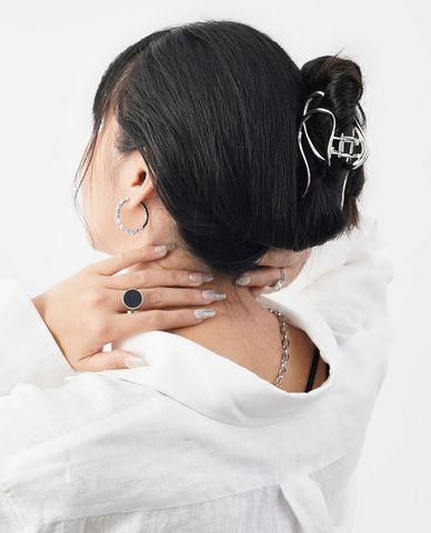  CECI - Kẹp tóc nữ càng cua bản dài thời trang 