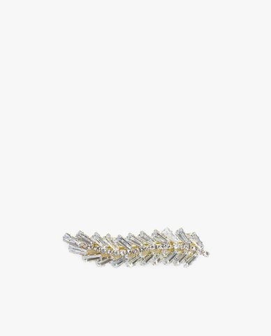  CECI - Kẹp tóc nữ hình chiếc lá đính đá thời trang 