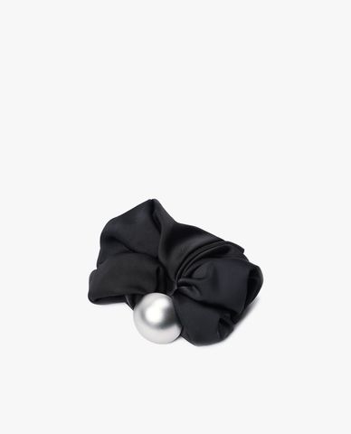  CECI - Dây buộc tóc nữ bọc vải đính hạt sang trọng 