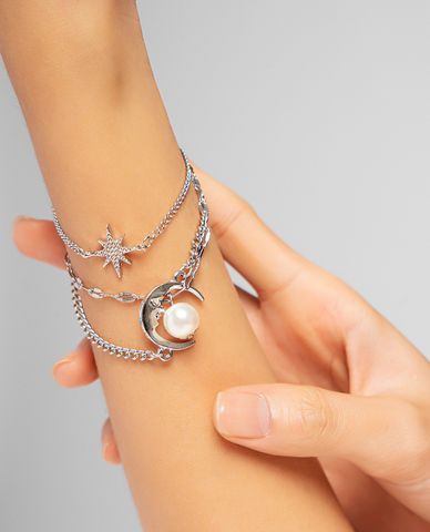  CECI - Vòng đeo chân nữ chuỗi xích nhiều vòng thời trang 