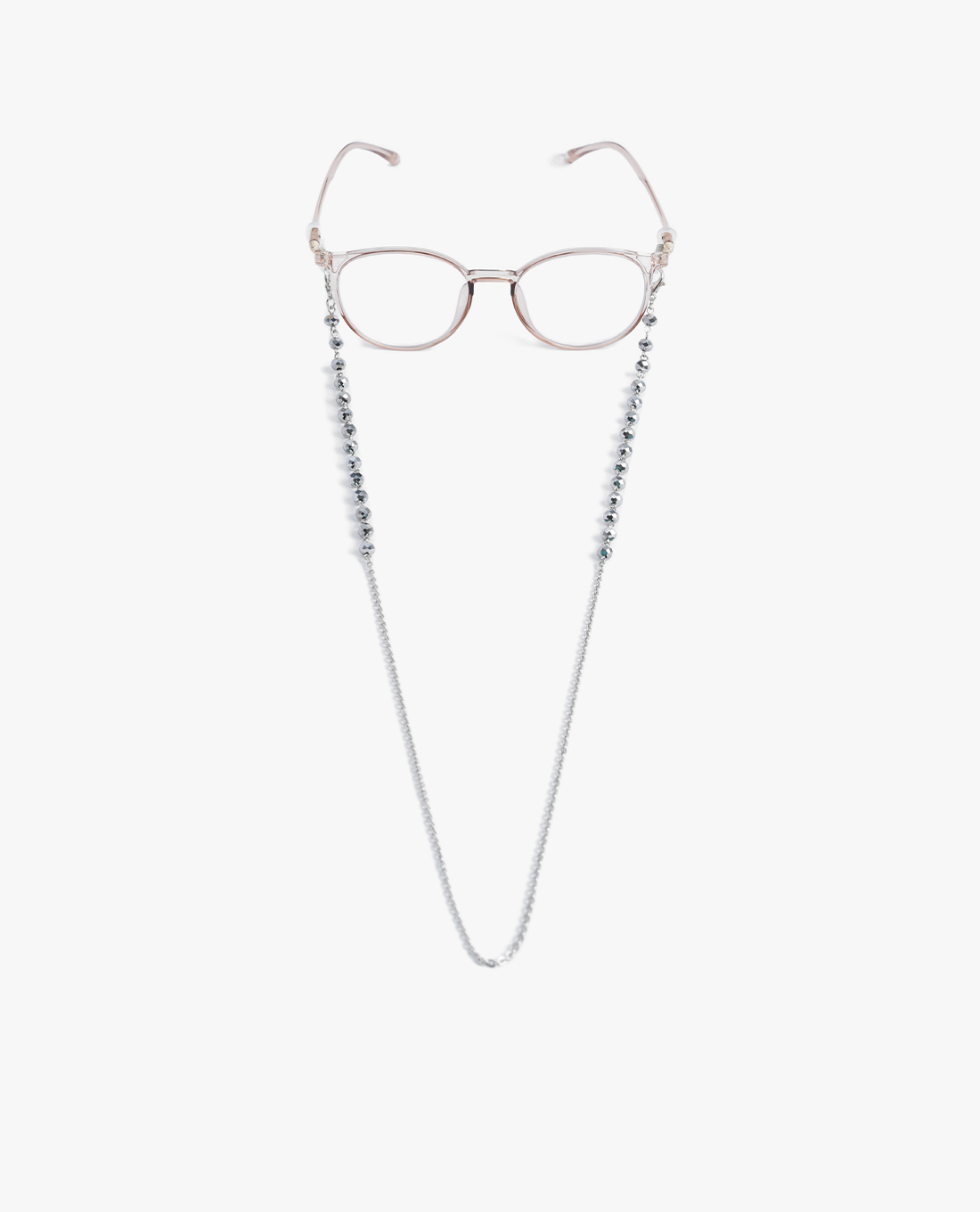 CECI - Dây đeo mắt kính nữ chuỗi xích nhỏ phối đá cá tính