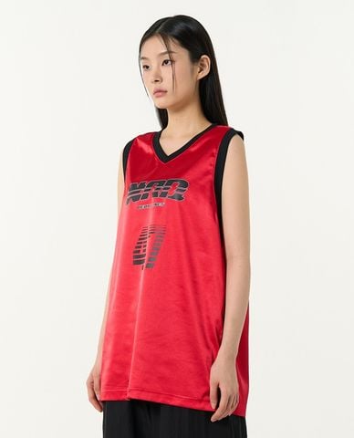  NERDY - Áo ba lỗ thể thao unisex cổ V Sporty 