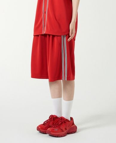  NERDY - Quần short unisex ống rộng lưng thun NY Bermuda Track 