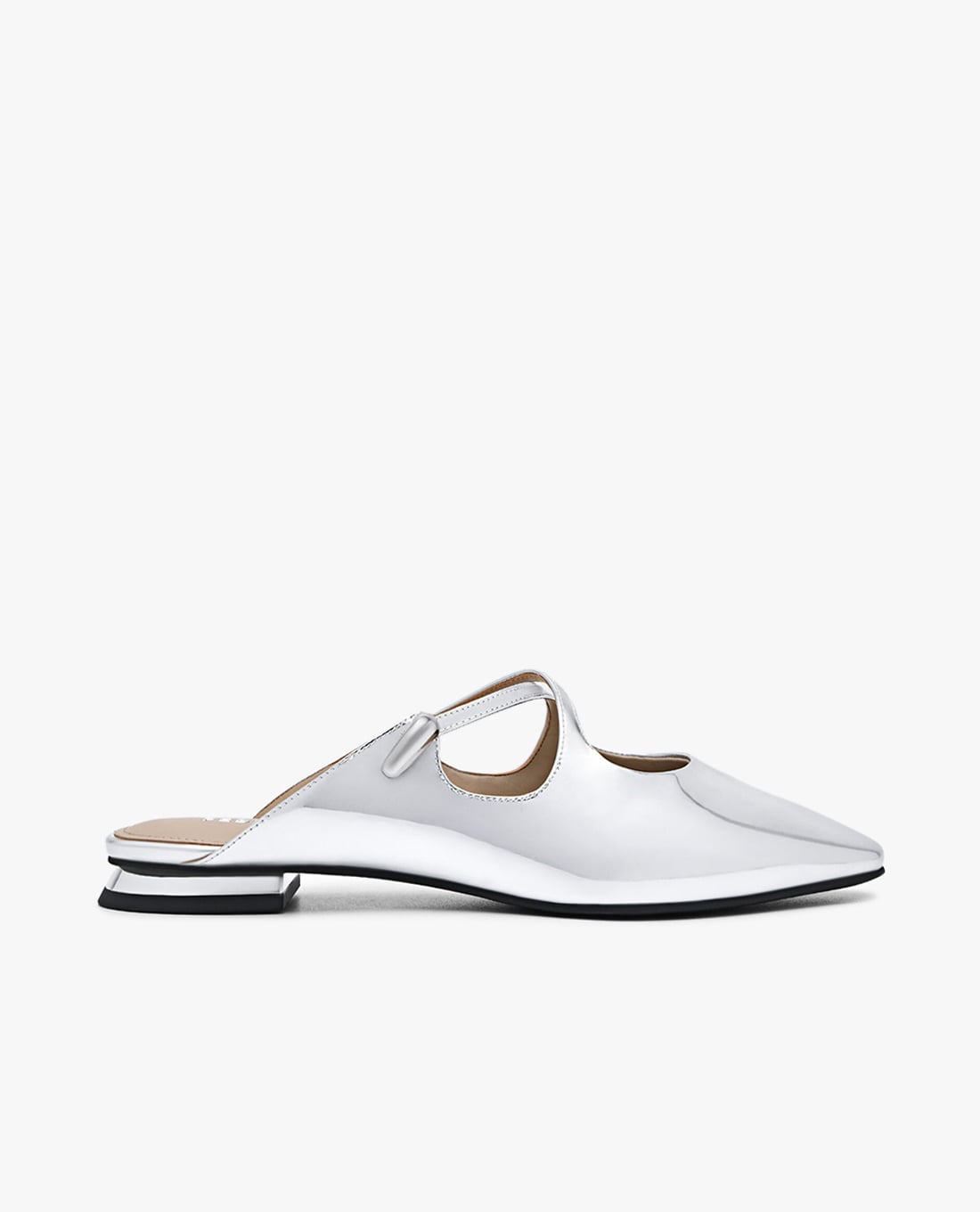 PEDRO - Giày mules nữ đế thấp mũi nhọn Crossover