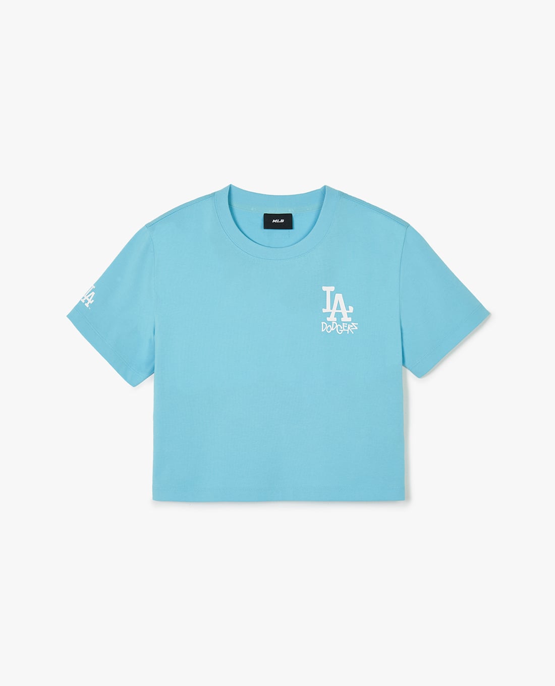 MLB - Áo croptop nữ cổ tròn tay ngắn Street Small Logo Functional