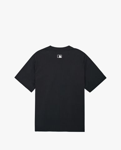  MLB - Áo thun unisex cổ tròn tay ngắn Smile Face Graphic Overfit 