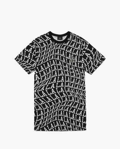  MLB - Đầm mini ngắn tay phom suông Illusion 