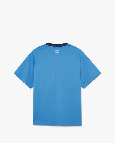  MLB - Áo thun unisex cổ tròn tay ngắn Varsity Number Overfit 