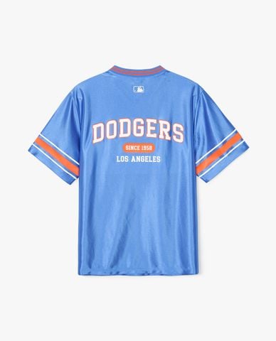  MLB - Áo thun unisex cổ V tay ngắn Varsity Soccer Jersey 