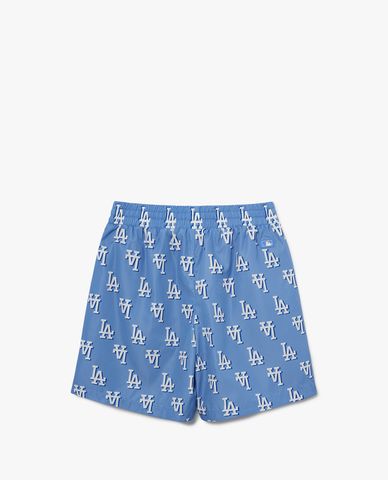  MLB - Quần shorts unisex ống rộng lưng thun Classic Monogram 