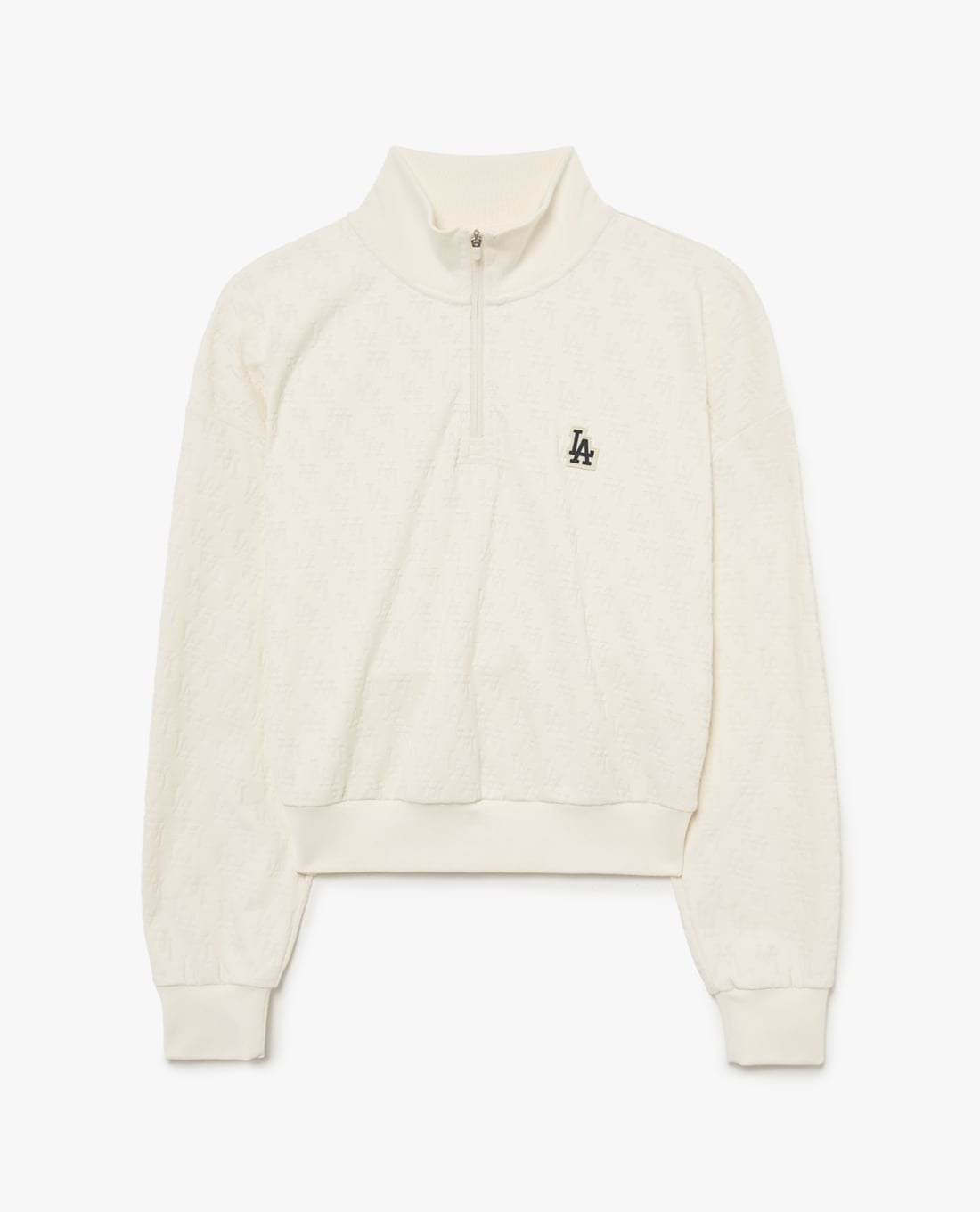 MLB - Áo sweatshirt nữ phom croptop Athleisure Classic Monogram Jacquard