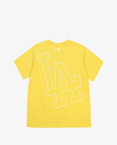  MLB - Áo thun cổ tròn ngắn tay Mega Logo Over Fit 