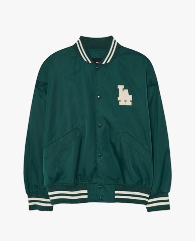  MLB - Áo khoác bóng chày unisex phối nút cài Nylon Basic 