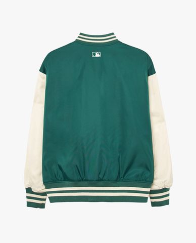  MLB - Áo khoác bóng chày unisex tay dài Nylon 