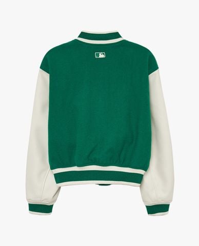  MLB - Áo khoác bóng chày nữ tay dài thời trang 