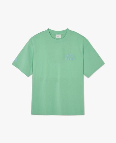  MLB - Áo thun unisex cổ tròn tay ngắn Vintage Sports Functional Big Logo 