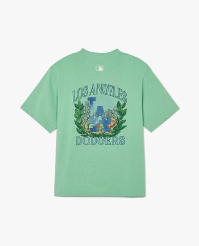  MLB - Áo thun unisex cổ tròn tay ngắn Vintage Sports Functional Big Logo 