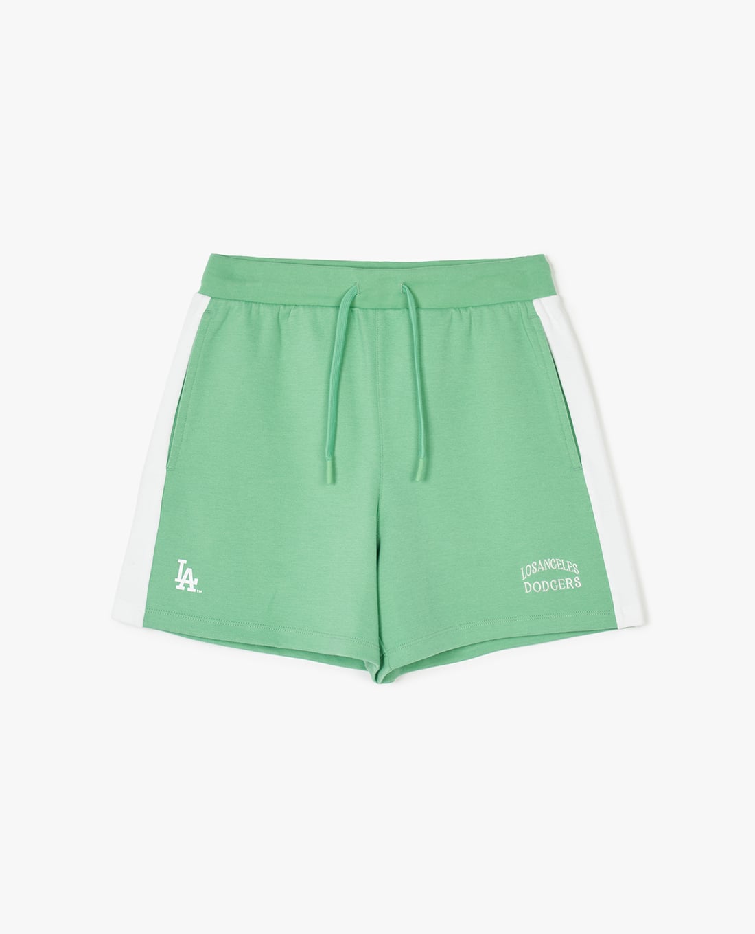 MLB - Quần shorts nữ ống rộng lưng thun Sporty Varsity Color Scheme