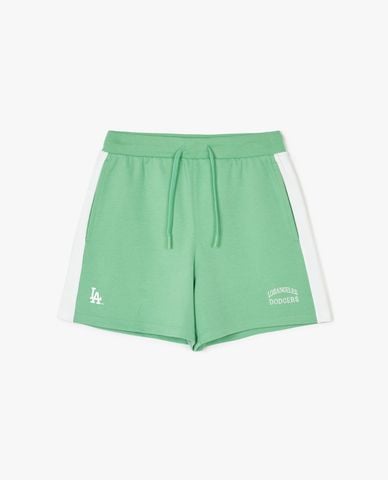  MLB - Quần shorts nữ ống rộng lưng thun Sporty Varsity Color Scheme 
